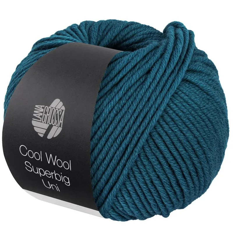Lana Grossa Cool Wool Superbig 32 Petrol blue