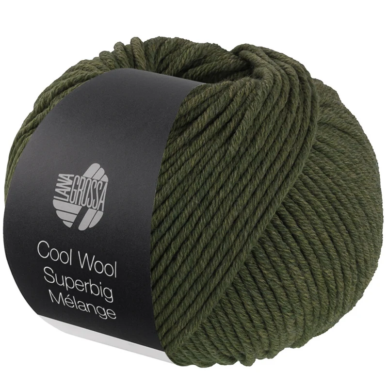 Lana Grossa Cool Wool Superbig 228 Loden green heathered