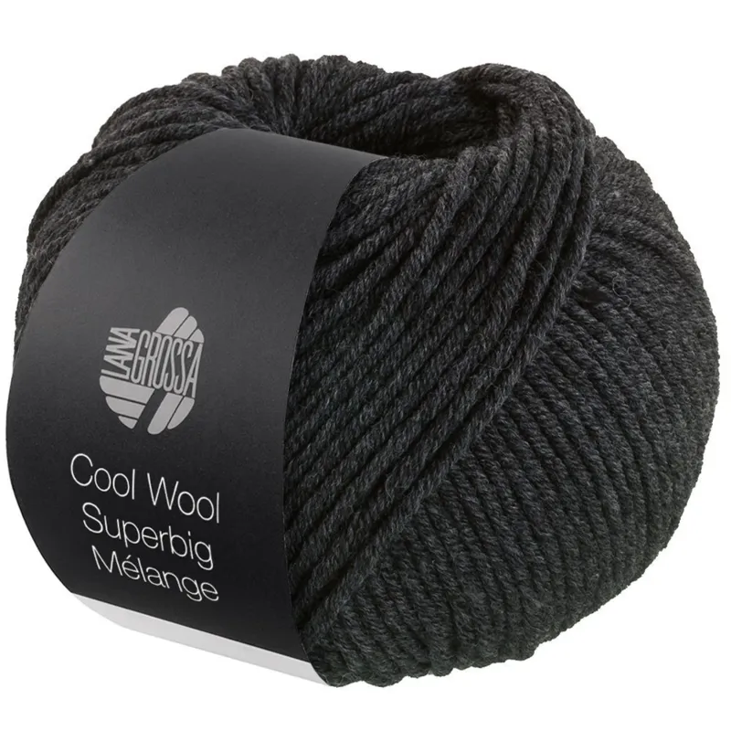 Lana Grossa Cool Wool Superbig 218 Dark grey heathered