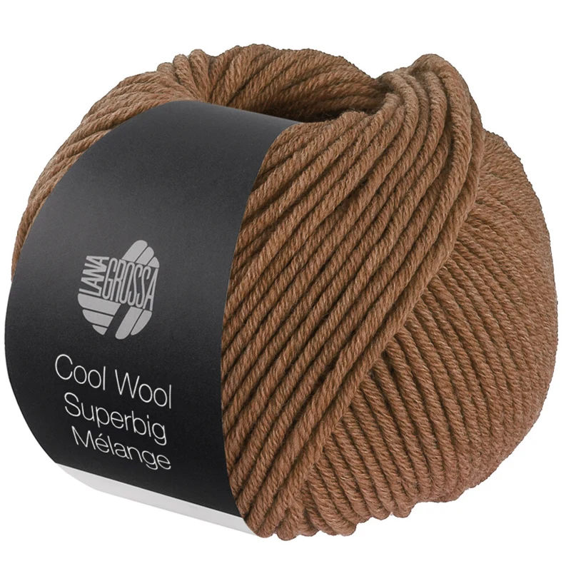 Lana Grossa Cool Wool Superbig 229 Nougat heathered