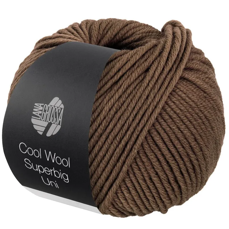 Lana Grossa Cool Wool Superbig 42 Greybrown