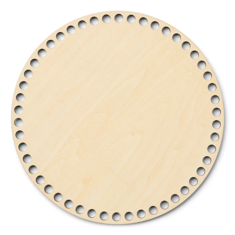 LindeHobby Bag Base, Round, Plywood 20 cm