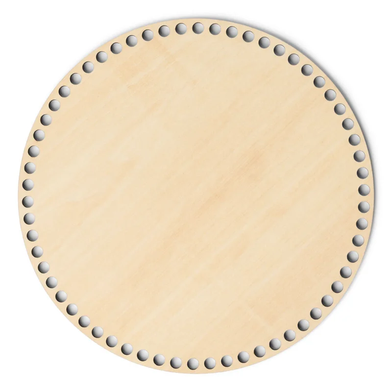 LindeHobby Bag Base, Round, Plywood 25 cm