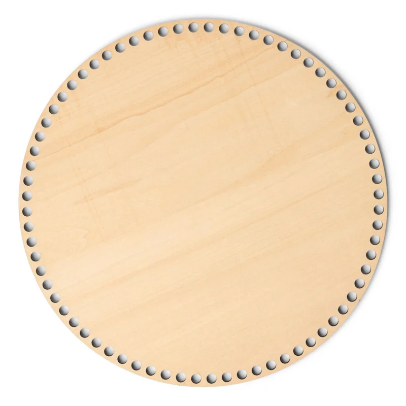 LindeHobby Bag Base, Round, Plywood 30 cm