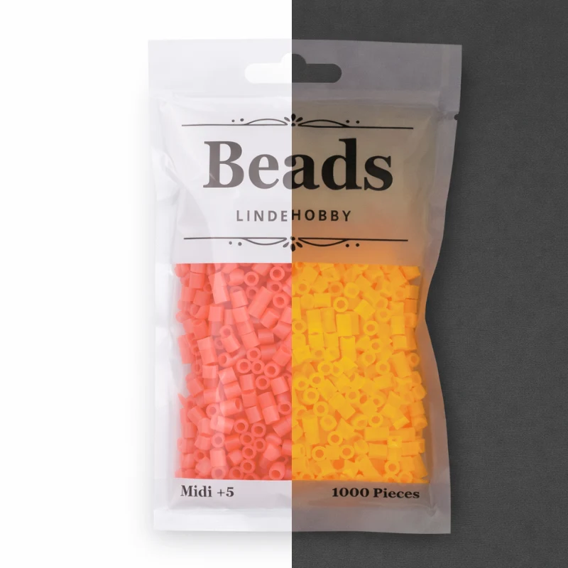 LindeHobby Beads Glow 07 Red