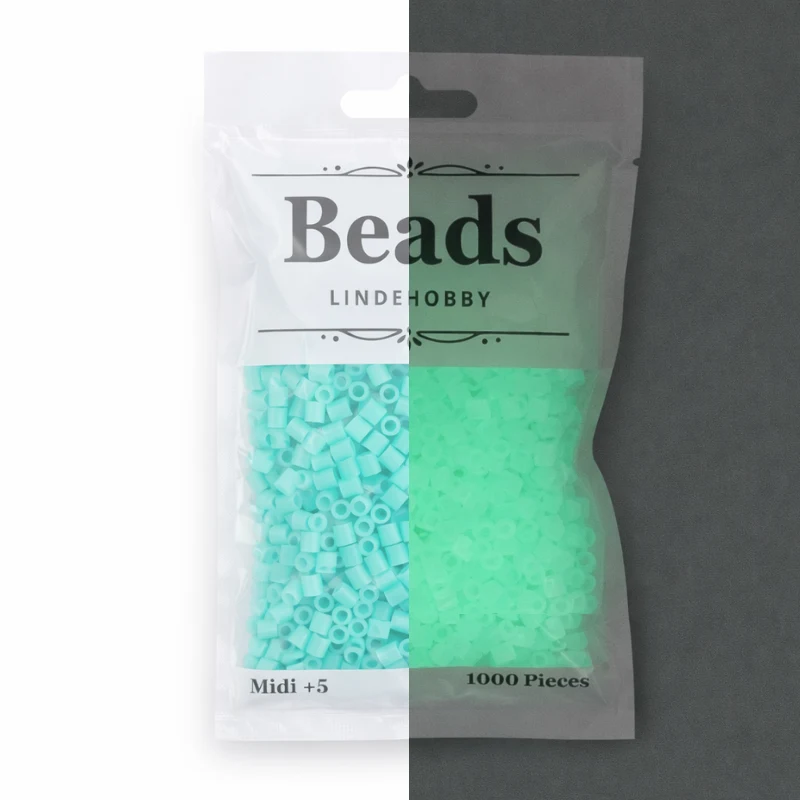 LindeHobby Beads Glow 03 Blue