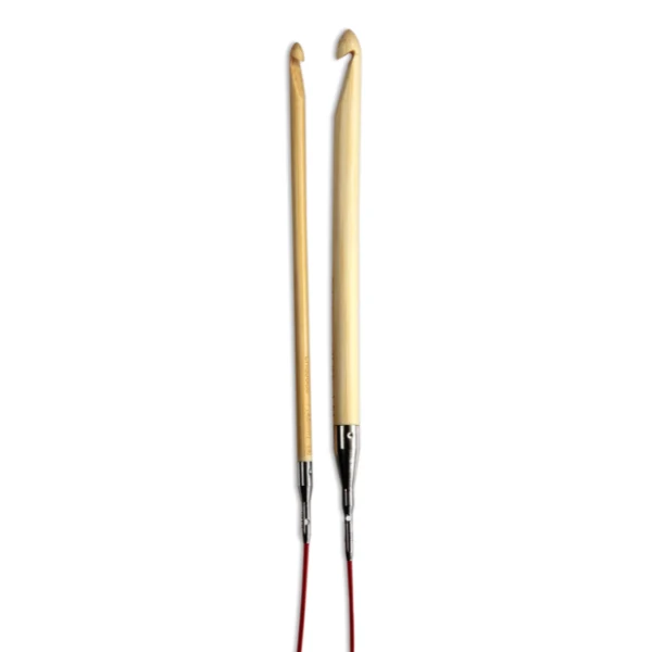 ChiaoGoo Interchangeable Tunisian Crochet Hook T-Spin Bamboo, 14.5 cm