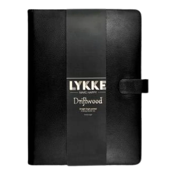 LYKKE Driftwood Single Point Needle Set, Black, 35 cm