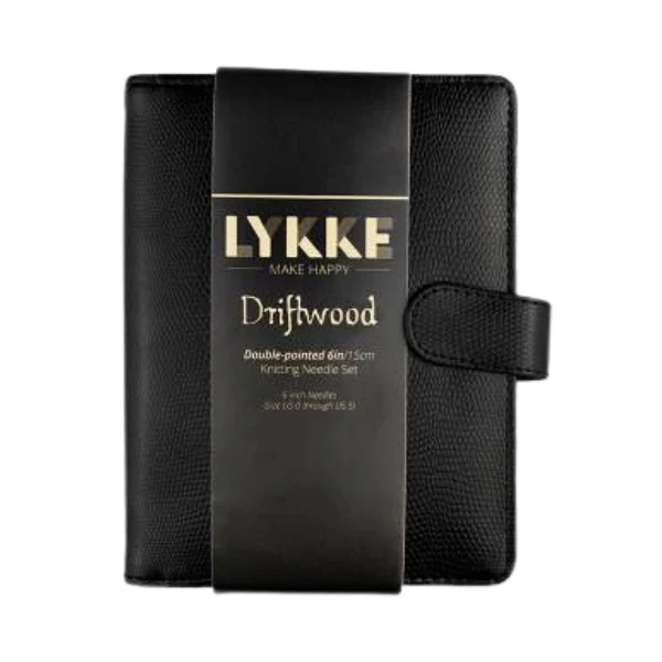 LYKKE Double-Pointed Needle Set Driftwood, Black, 15 cm (2.00-3.75 mm)