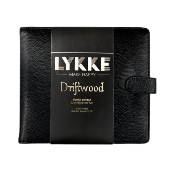 LYKKE Double-Pointed Needle Set Driftwood, Black, 15 cm (4.00-9.00 mm)