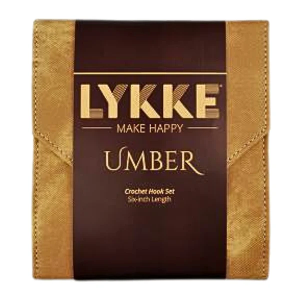 LYKKE Crochet Hook Set Umber, Tan, 15 cm