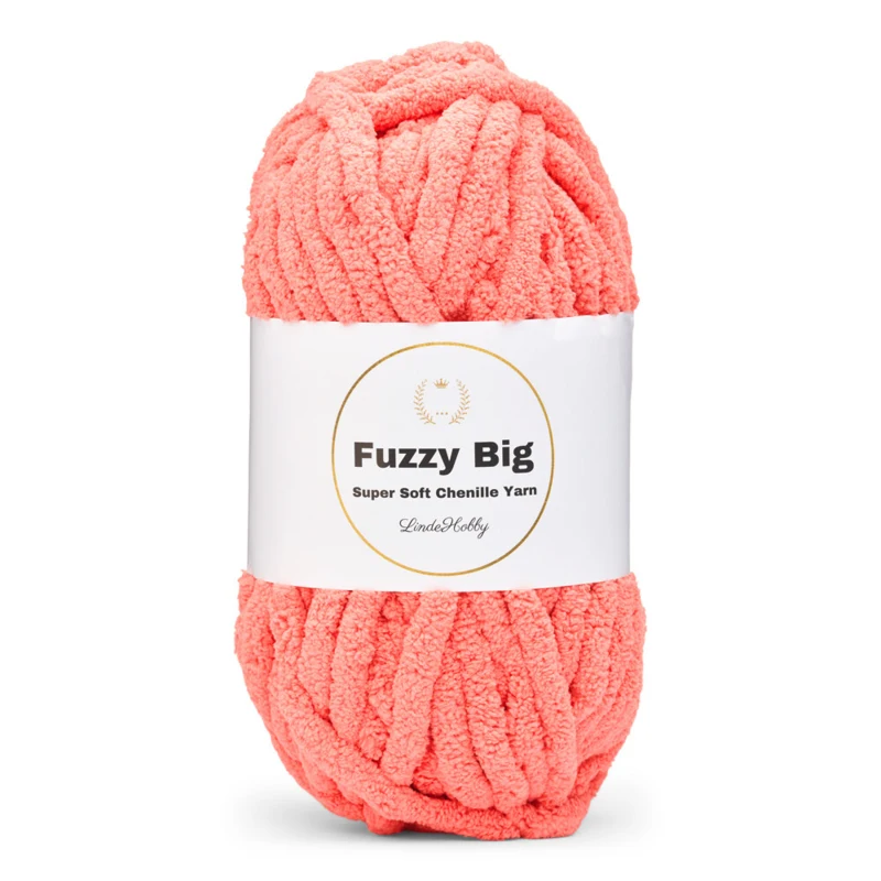 LindeHobby Fuzzy Chenille BIG 33 Dark Salmon