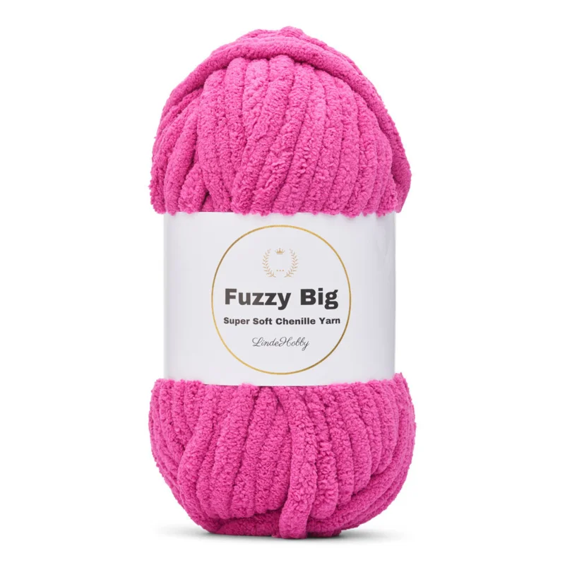 LindeHobby Fuzzy Chenille BIG 44 Light Fuchsia