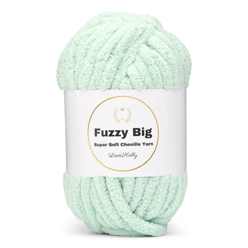 LindeHobby Fuzzy Chenille BIG 03 Mint Green