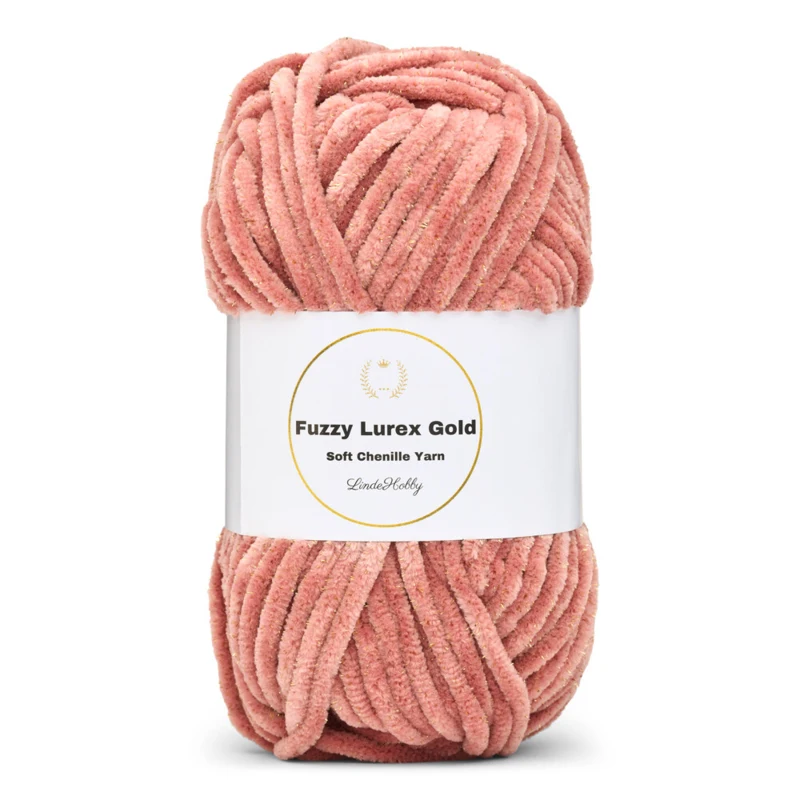 LindeHobby Fuzzy Chenille Gold Lurex 39 Powder
