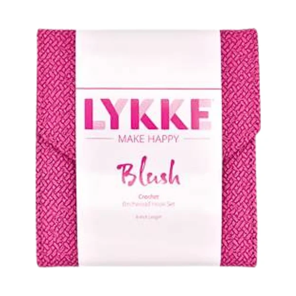 LYKKE Crochet Hook Set Blush, Magenta, 15 cm