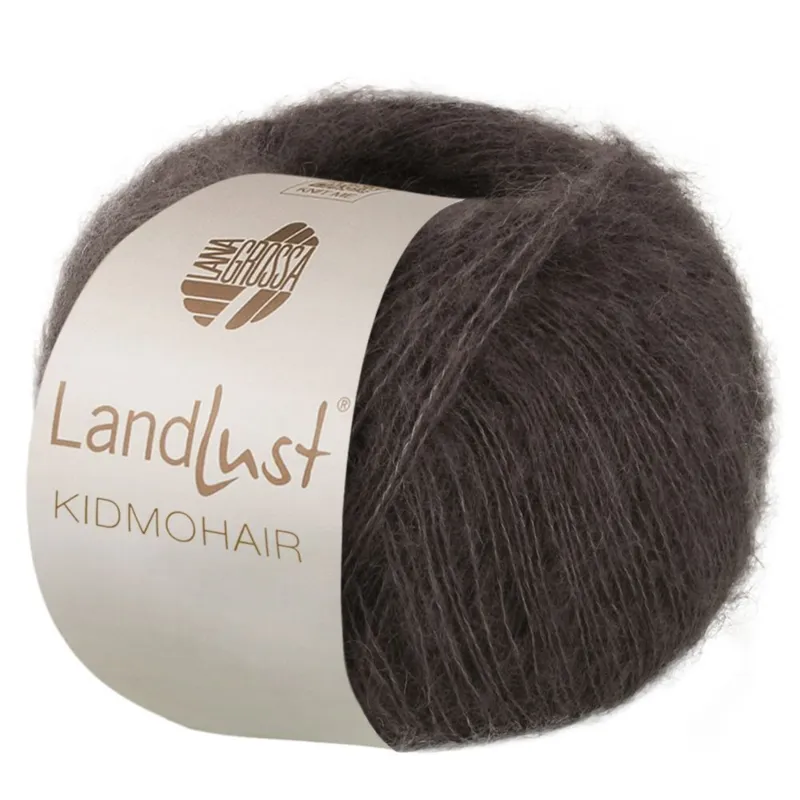 Lana Grossa Landlust Kidmohair 19 Grey brown