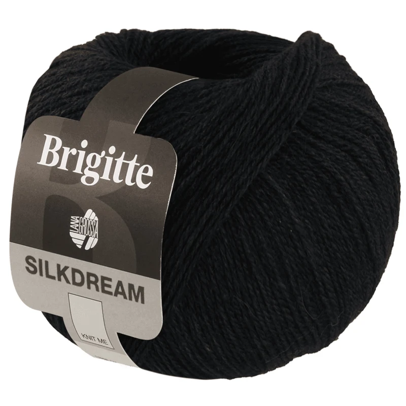Lana Grossa Brigitte Silkdream 16 Anthracite