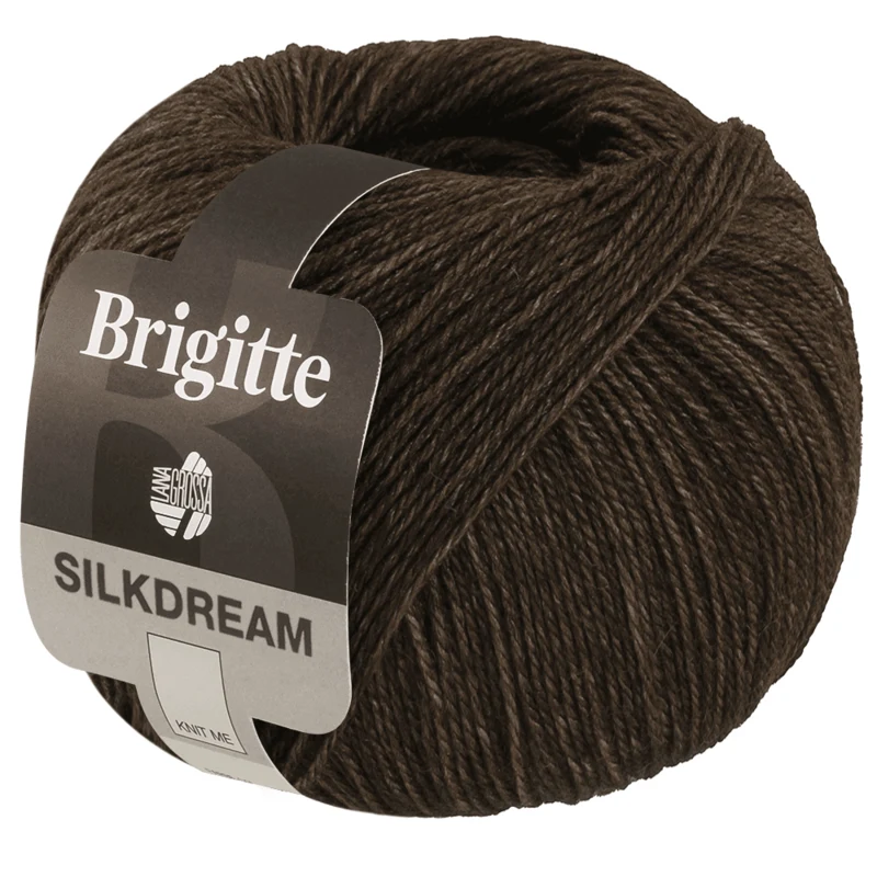 Lana Grossa Brigitte Silkdream 03 Grey brown