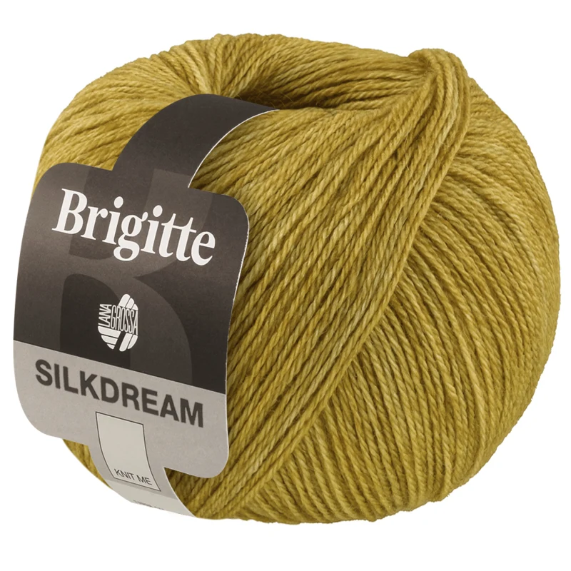 Lana Grossa Brigitte Silkdream 08 Mustard yellow