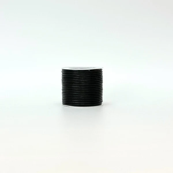HobbyArts Leather Cord, 10 m, Black 2.00 mm