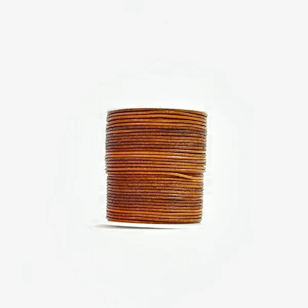 HobbyArts Leather Cord, 10 m, Dark Natural 1.00 mm