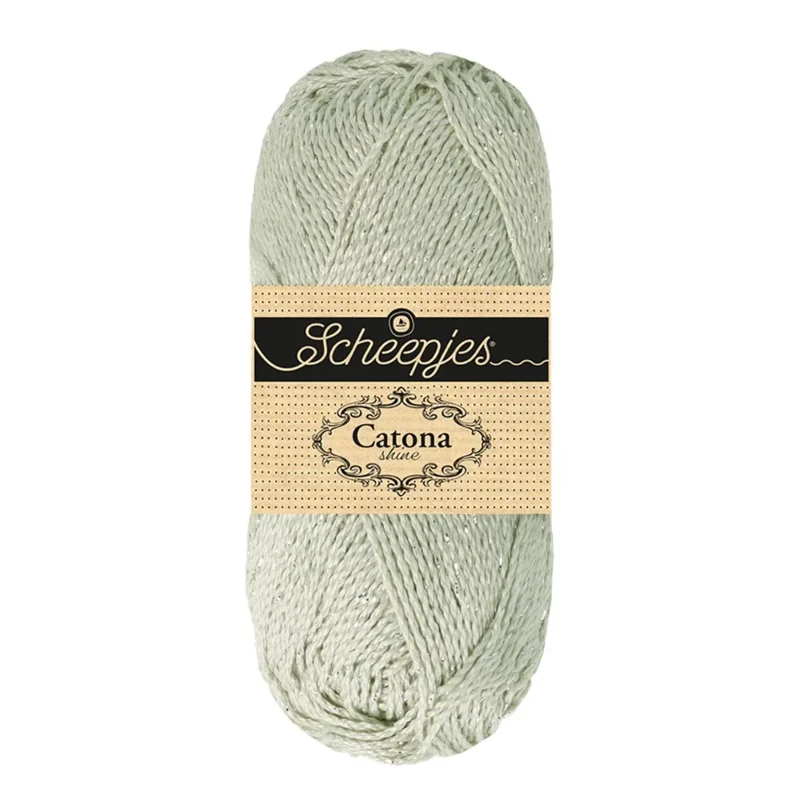 Scheepjes Catona Shine 172-S Light Silver - Silver