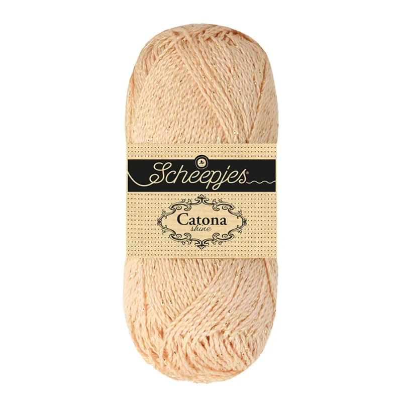 Scheepjes Catona Shine 255-G Shell - Gold