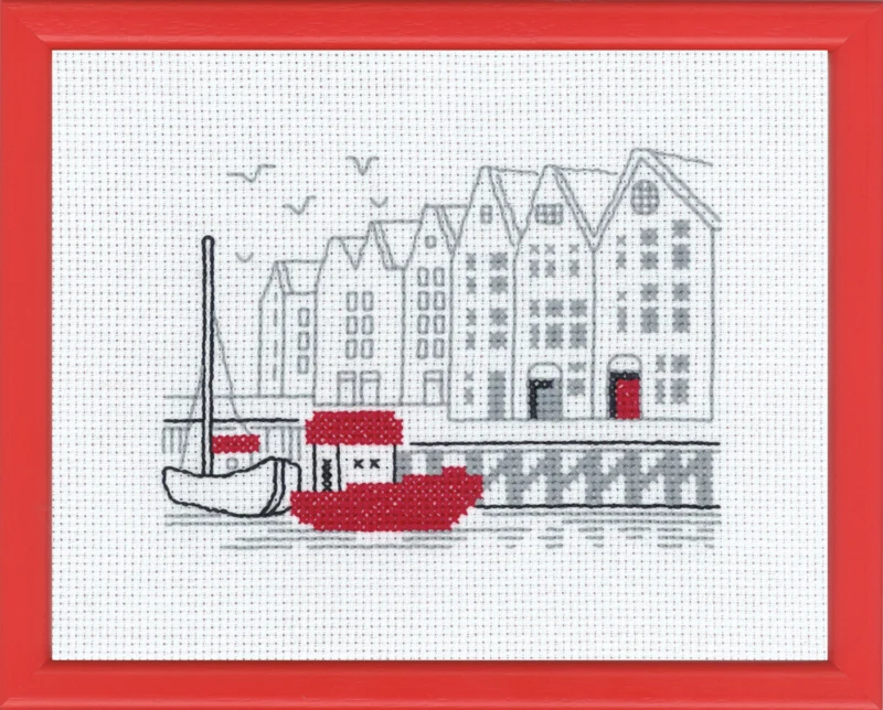 Embroidery Kit Bergen R5651/30 18 x 14 cm / 7.09 x 5.51 in