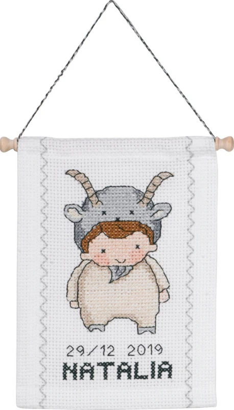 Embroidery Kit Capricorn B5129/18 18 x 25 cm / 7.09 x 9.84 in