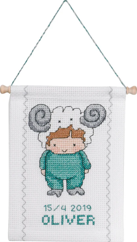 Embroidery Kit Ram B 5129/18 18 x 25 cm / 7.09 x 9.84 in
