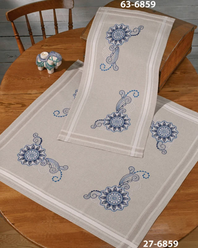 Embroidery Kit Mandala 80 x 80 cm / 31.50 in x 31.50 in