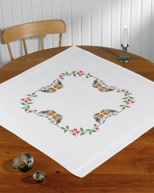 Embroidery Kit Birds 80 x 80 cm / 31 x 31 in