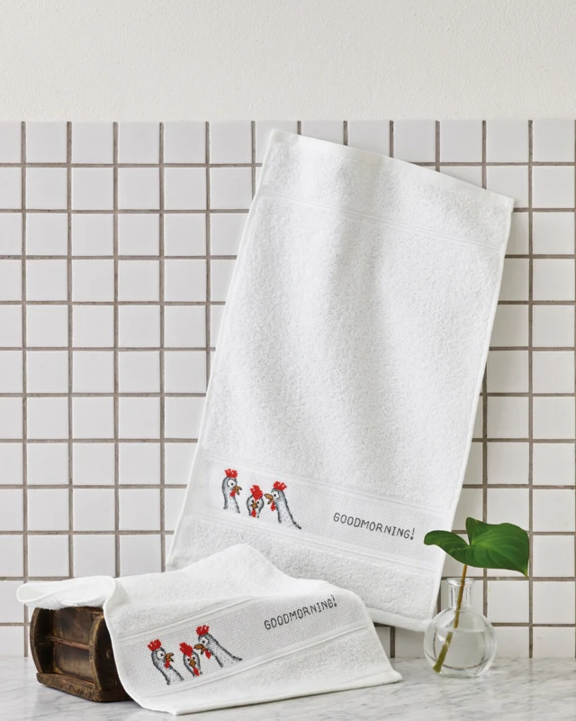 Embroidery Kit Goodmorning 30 x 50 cm / 12 x 20 in
