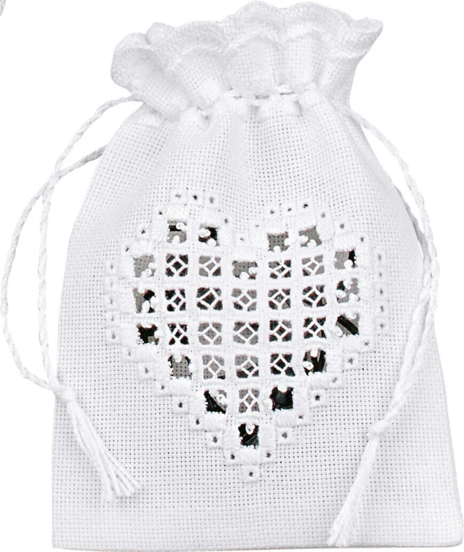 Embroidery Kit Heart Stitch 10 x 15 cm / 3.94 x 5.91 in