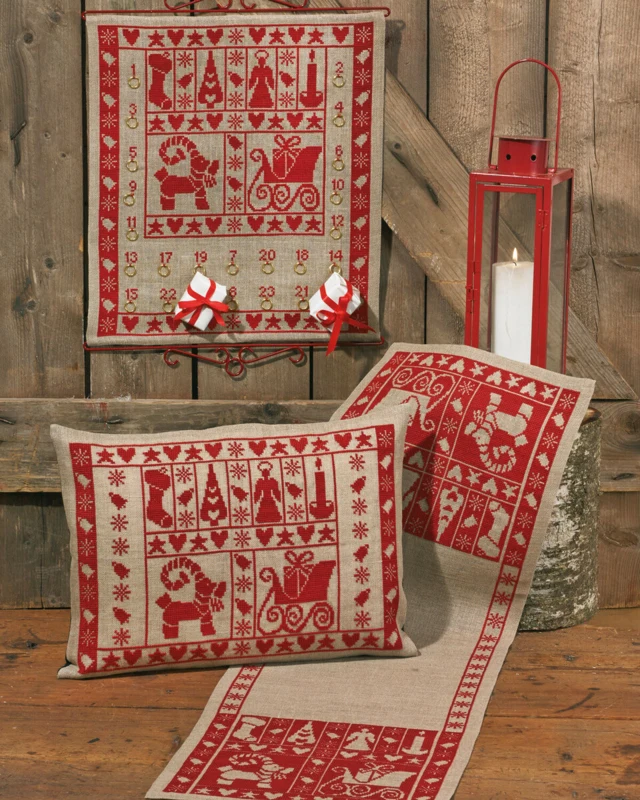 Embroidery Kit Christmas Atmosphere B 5135/45 45 x 50 cm / 17.72 x 19.69 in