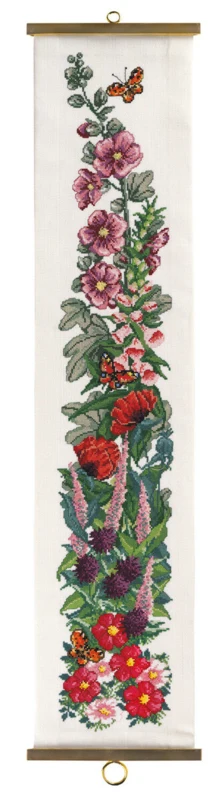 Embroidery Kit Flowers/summer 20cm / 7.87in x 92cm / 36.22in 5159/20