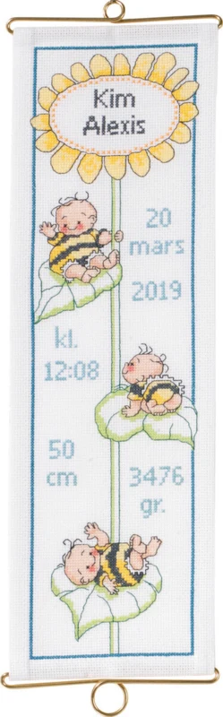 Embroidery Kit Kim w/B5188/14 14 x 45 cm / 5.51 x 17.72 in