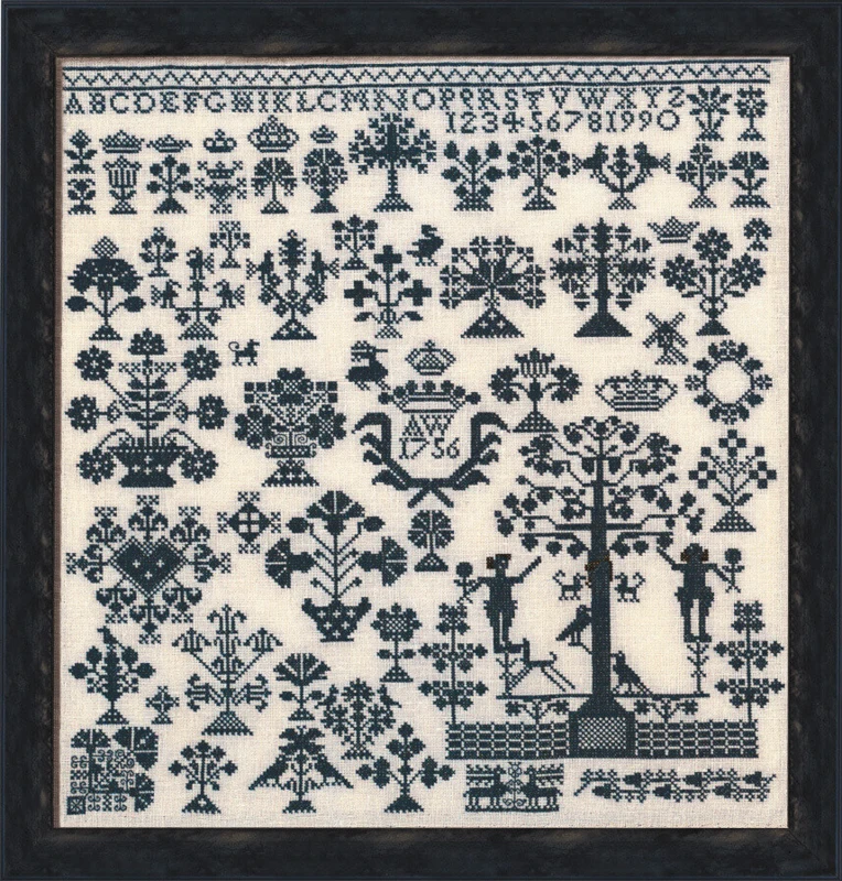 Embroidery Kit Vierlande 1756 44 x 47 cm / 17.32 x 18.50 in R5472