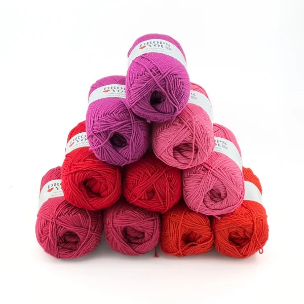 DROPS Loves You 7 – Berry Mix 10 balls
