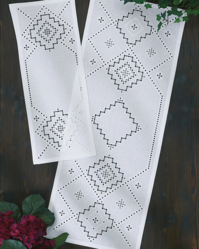 Embroidery Kit Hardanger 27 x 69 cm / 10.63 x 27.17 in