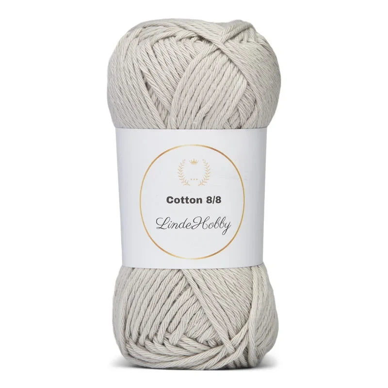 LindeHobby Cotton 8/8 – Natural Harmony, 10 balls 066 Perla