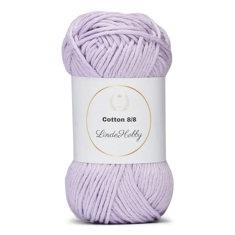 LindeHobby Cotton 8/8 - Soft Pastel Dream, 10 balls 076 Flower