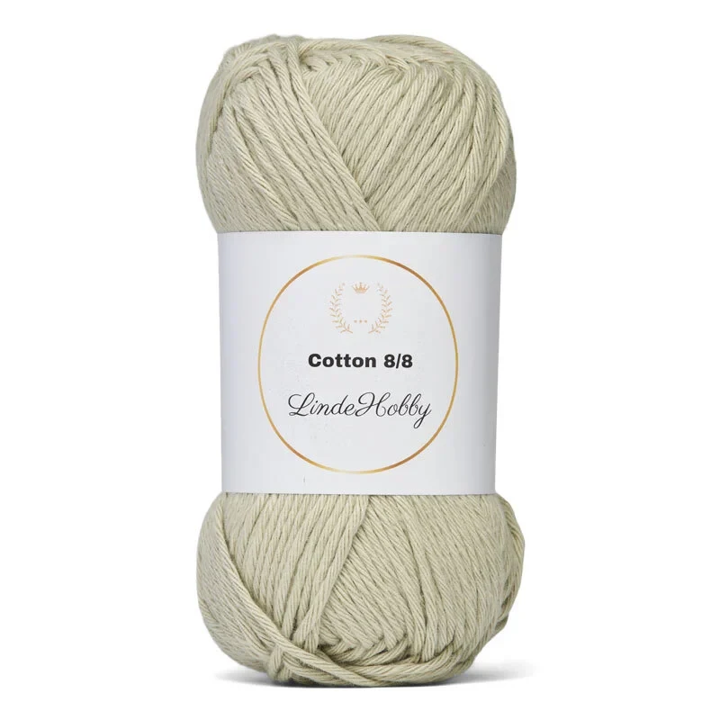 LindeHobby Cotton 8/8 - Soft Pastel Dream, 10 balls 048 Alga