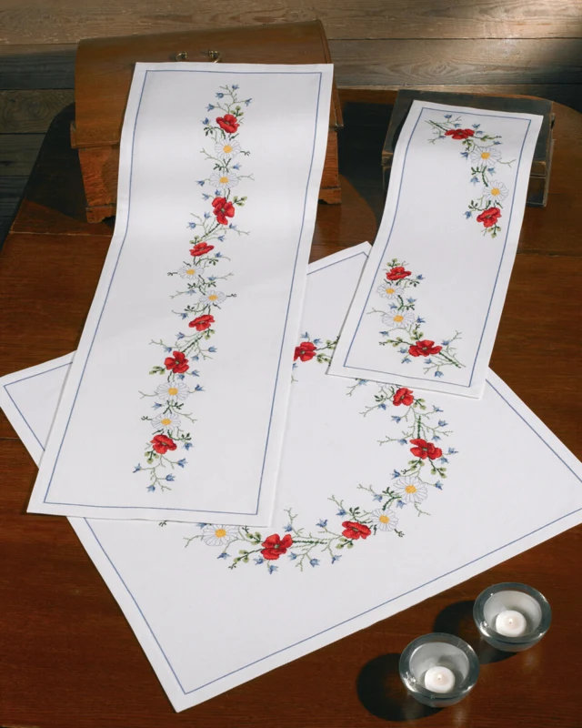 Embroidery Kit Summer 23 x 67 cm / 9.06 x 26.38 in