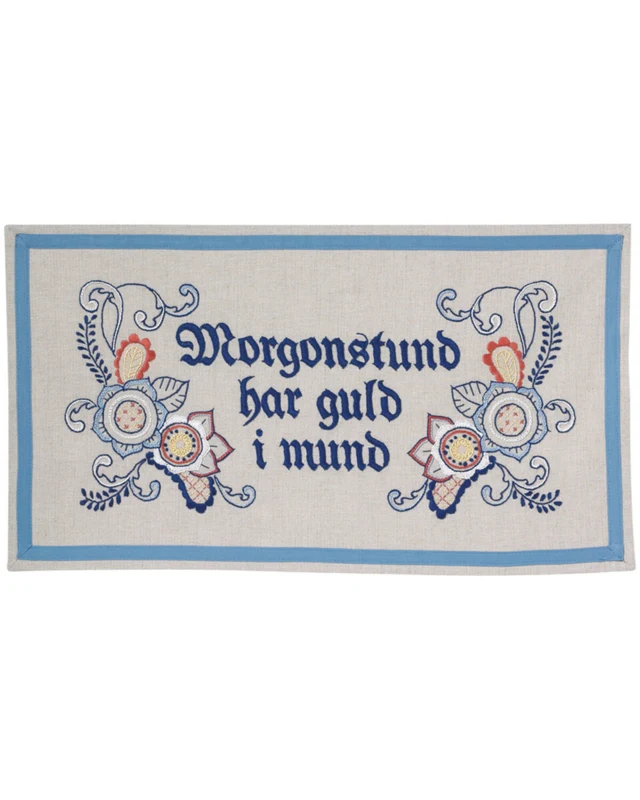 Embroidery Kit Morning Moment 54 x 29 cm / 21.26 x 11.42 in