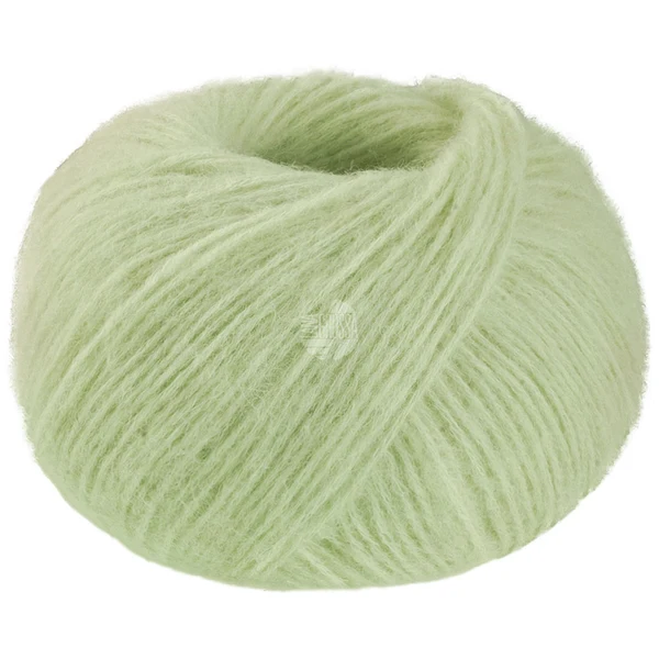 Lana Grossa Nebbia 09 White green