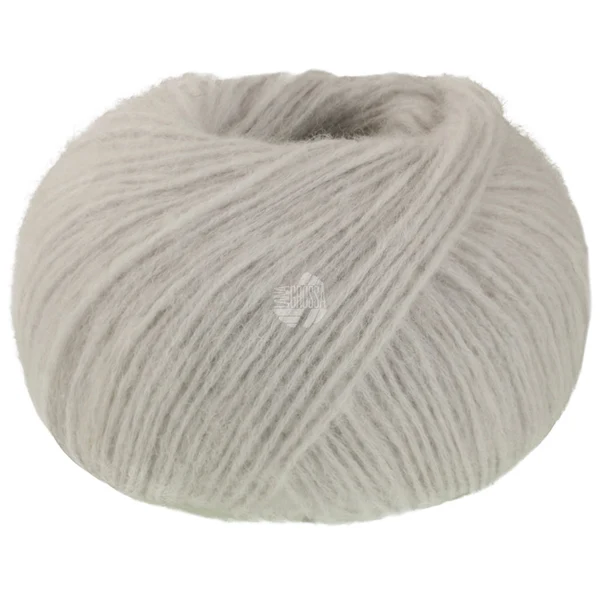 Lana Grossa Nebbia 08 White grey