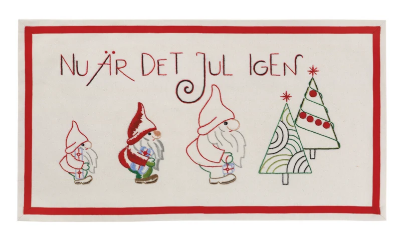 Embroidery Kit Now it's Christmas again... 69 x 37 cm / 27.17 x 14.57 in