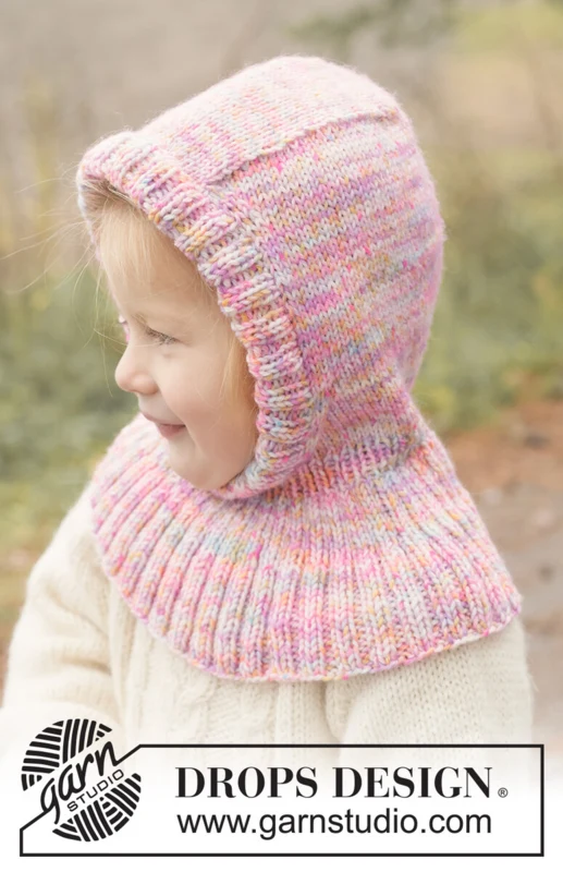 50-5 Fairy Flurry Balaclava by DROPS Design